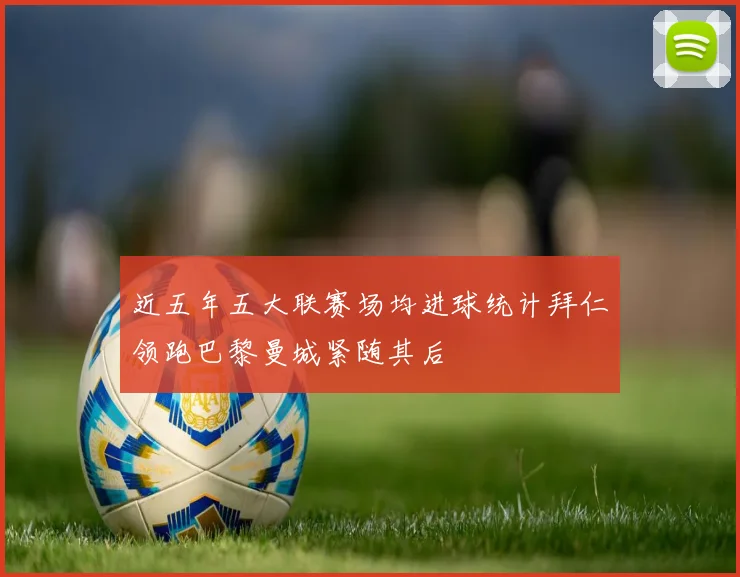 近五年五大联赛场均进球统计拜仁领跑巴黎曼城紧随其后